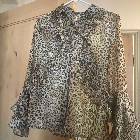 Leopard blouse - Picture 3 of 3